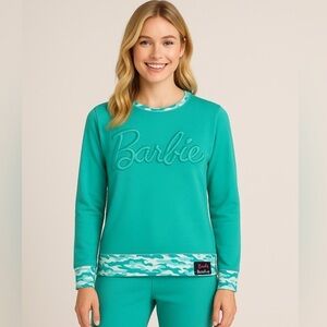 Barbie Turquoise Sweatshirt with Logo